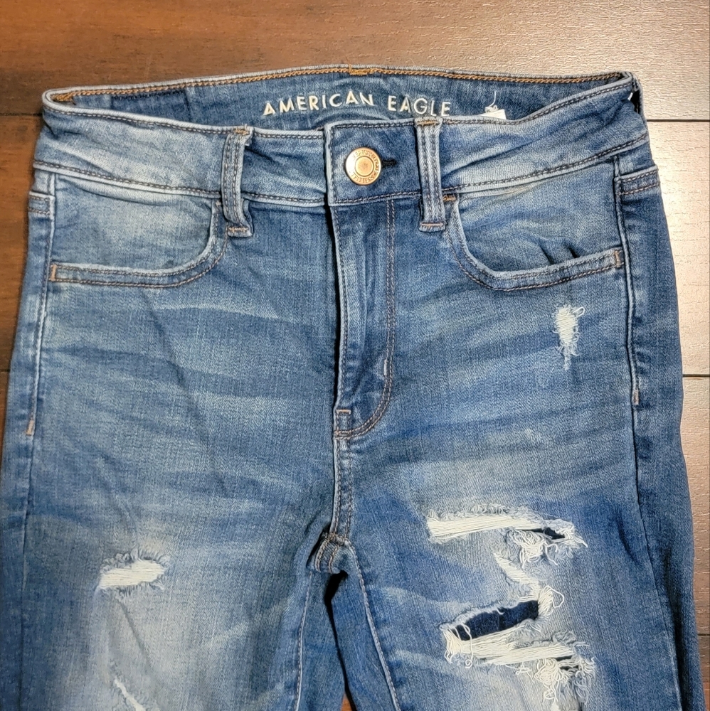 American Eagle High Rise Super Stretch Jegging Jeans - Picture 2 of 4